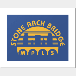 Stone Arch Bridge Minneapolis Posters and Art